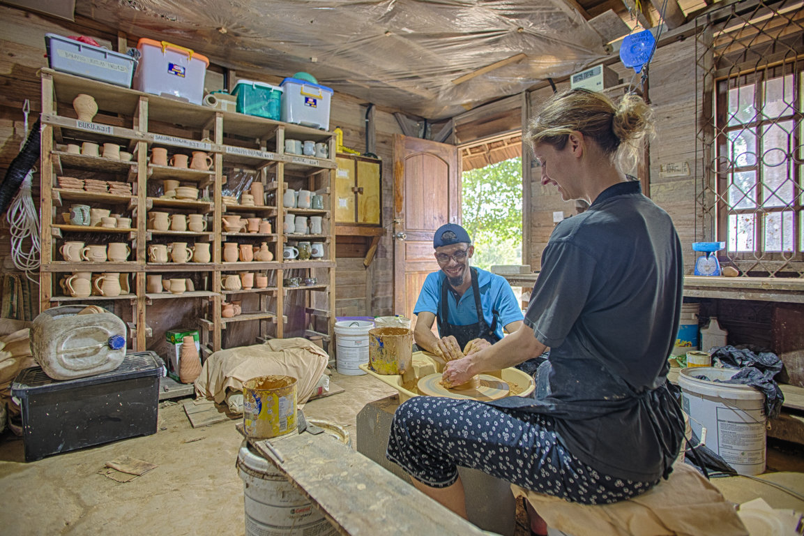 Telunas Beach Resort Activities Pottery