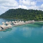 Aerial View of Telunas Beach Resort