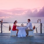 Couple Dining on Deck
